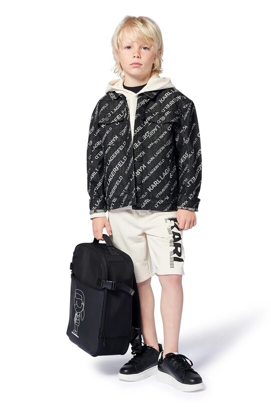 Παιδικό σορτς Karl Lagerfeld Z30413.162.174 μπεζ