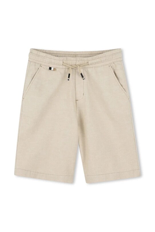 Παιδικό σορτς BOSS casual μπεζ J51993.102.108