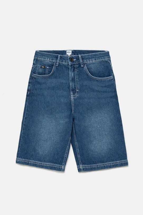 Παιδικό σορτς τζιν BOSS casual μπλε J51994.162.174