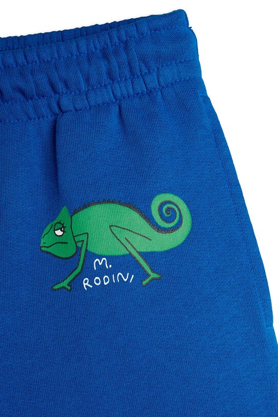Παιδικό βαμβακερό σορτς Mini Rodini Lizard μπλε 2523015460