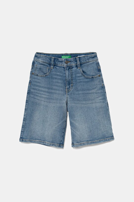 Παιδικό σορτς τζιν United Colors of Benetton με ελαστάν μπλε 4PORC903I.G.Seasonal