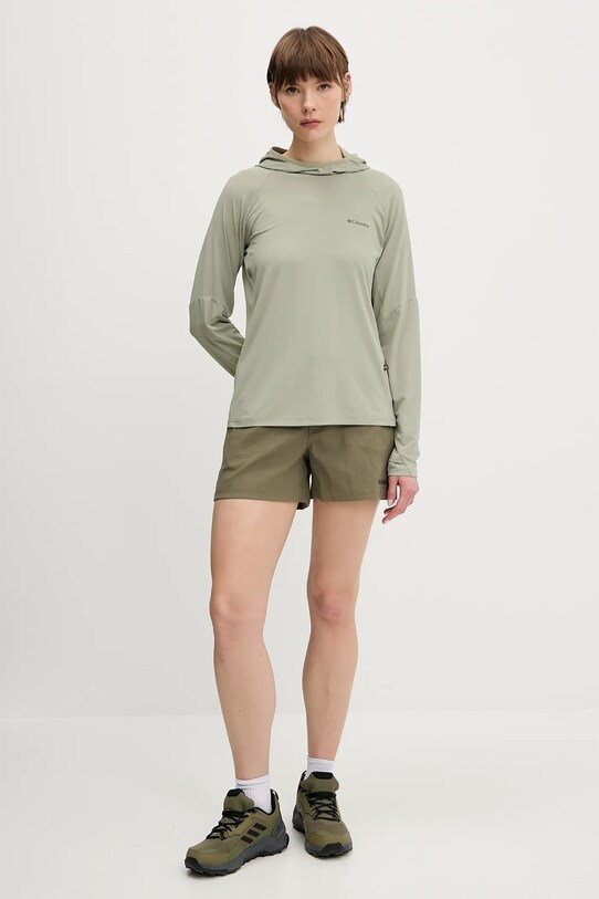 Σορτς εξωτερικού χώρου Columbia Brea Falls 2118973 πράσινο SS25
