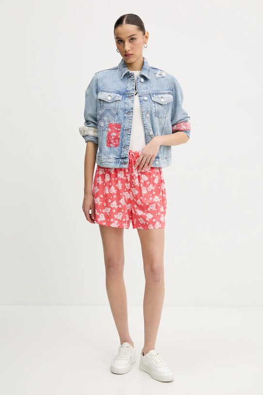 Σορτς Tommy Jeans DW0DW20359 πορτοκαλί SS25