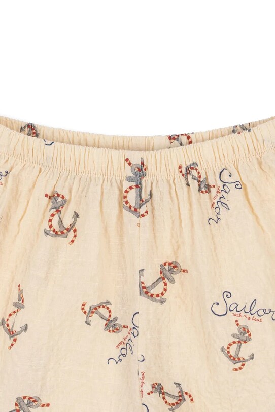 Σορτς Konges Sløjd ELLIOT SHORTS GOTS μπεζ KS103170