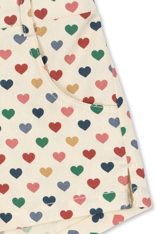 Σορτς Konges Sløjd FRANKIE MINI SHORTS GOTS μπεζ KS103183