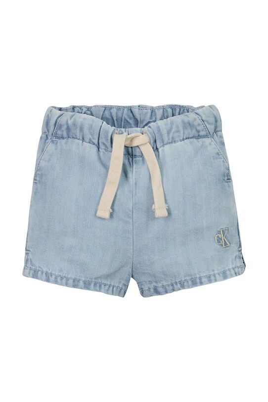 Σορτς Calvin Klein Jeans βαμβάκι μπλε IN0IN00303.PPYA