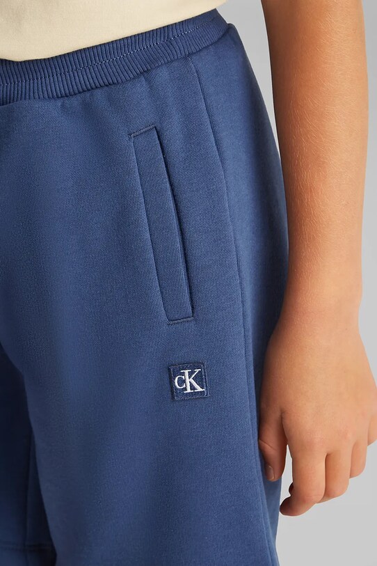 Παιδικό σορτς Calvin Klein Jeans IU0IU00704.128.176.PPYA σκούρο μπλε