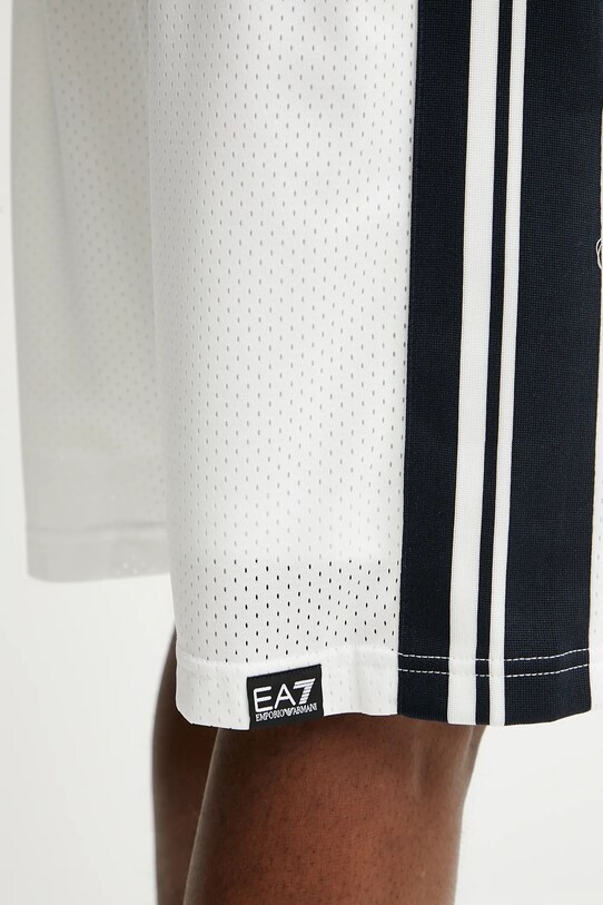 Σορτς προπόνησης EA7 Emporio Armani λευκό AF13509.7M000253