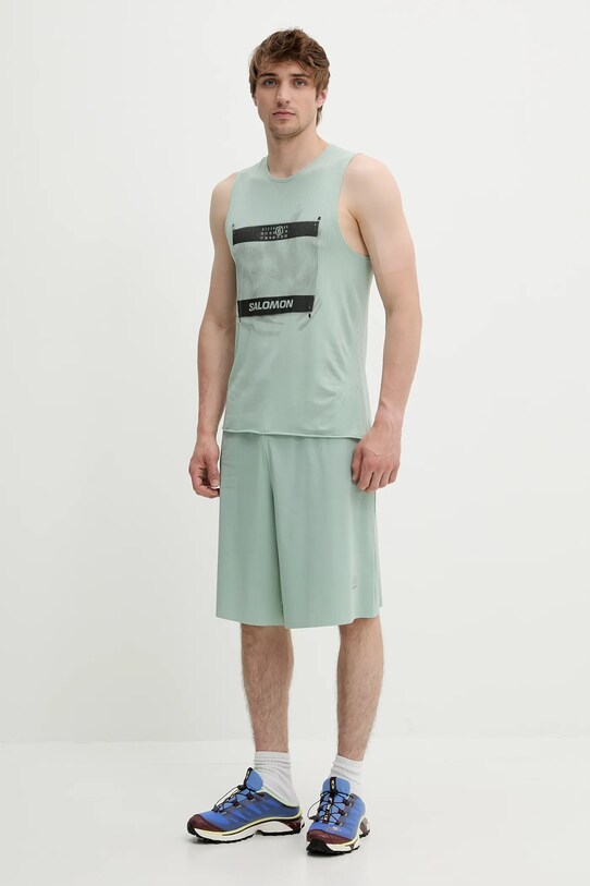Σορτς MM6 Maison Margiela SH0MU0017.M35417 πράσινο SS25