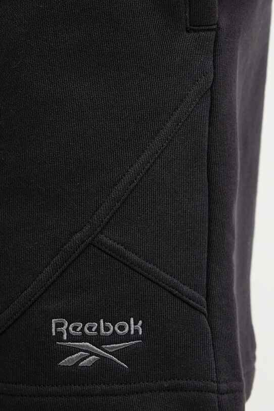 Βαμβακερό σορτσάκι Reebok Classic μαύρο 100214084