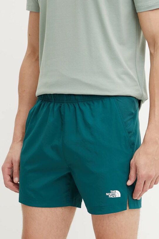 Αθλητικά σορτς The North Face 24/7 ύφασμα τιρκουάζ NF0A882D6GI1