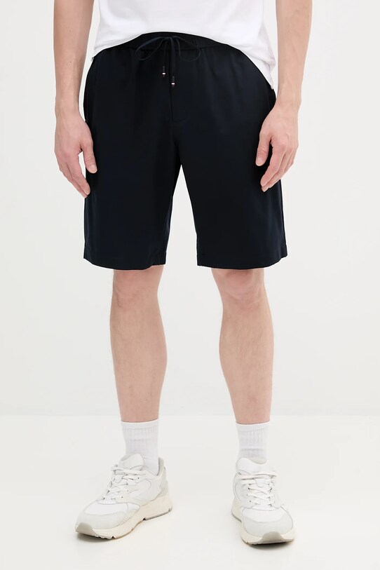 Σορτς Tommy Hilfiger ύφασμα σκούρο μπλε MW0MW38840