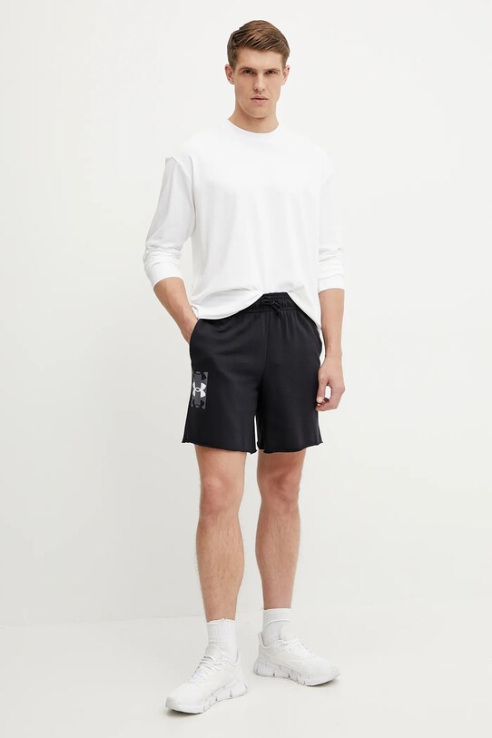 Σορτς προπόνησης Under Armour Rival Terry 1390147 μαύρο SS25