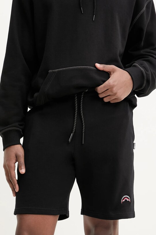 Βαμβακερό σορτσάκι Sprayground βαμβάκι μαύρο SP141BLK