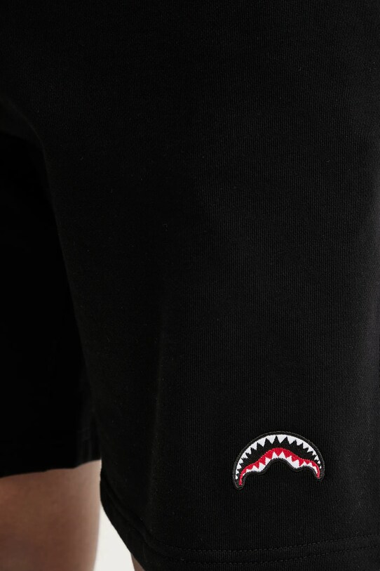 Βαμβακερό σορτσάκι Sprayground μαύρο SP141BLK