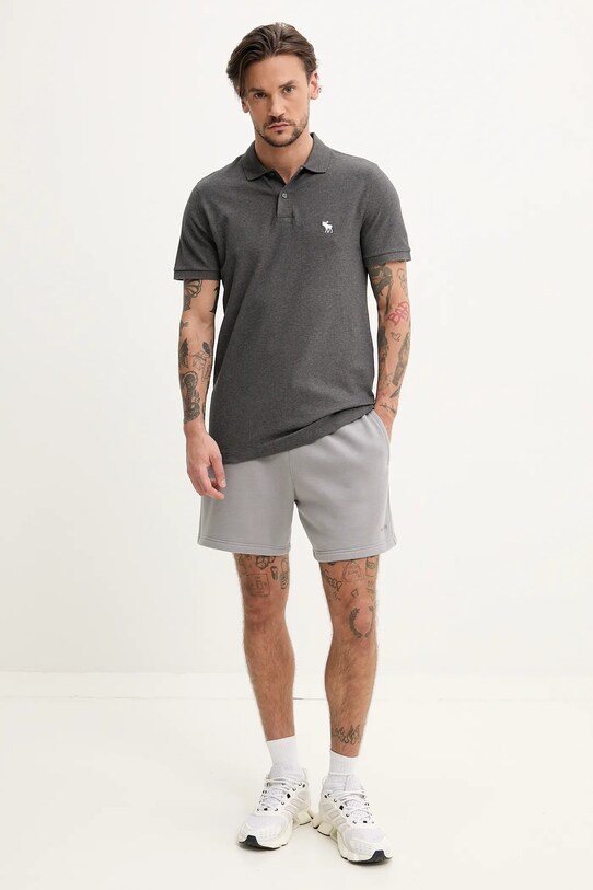 Σορτς Hollister Co. KI328.5127.120 γκρί SS25