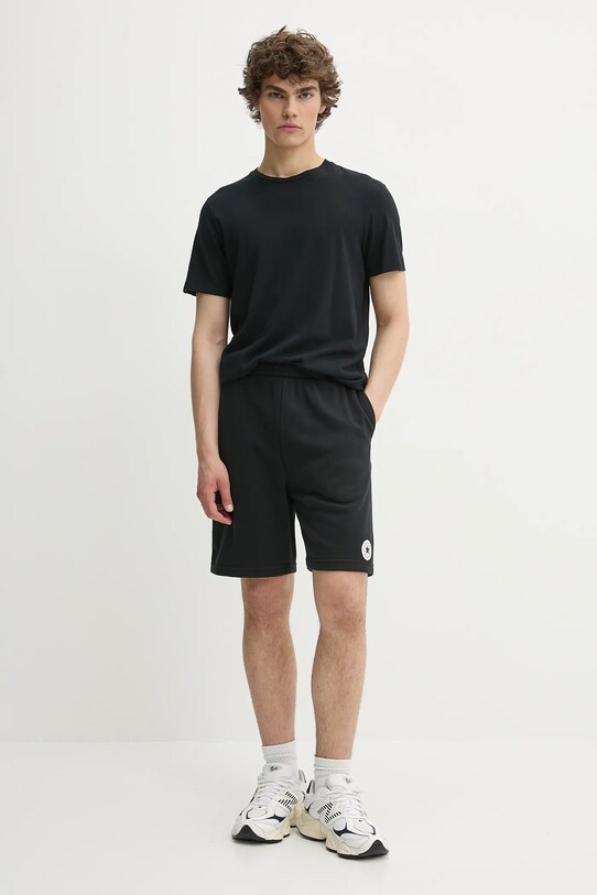 Ρούχα Σορτς Converse 10026979.A01 μαύρο