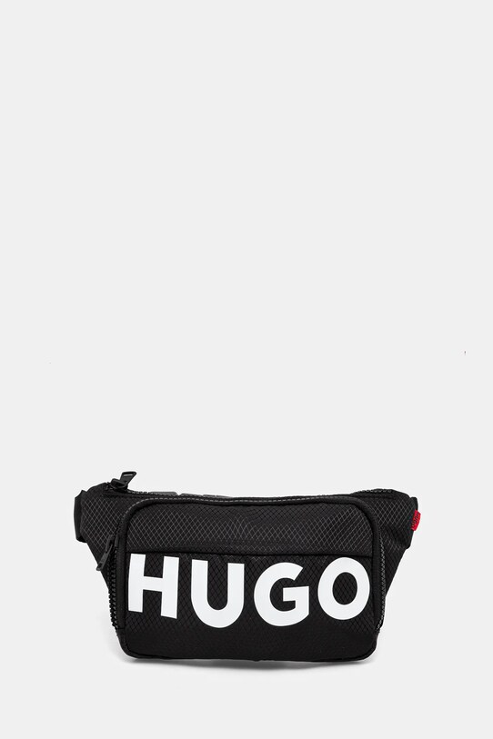 Παιδική τσάντα φάκελος HUGO υφασμάτινο μαύρο G00423