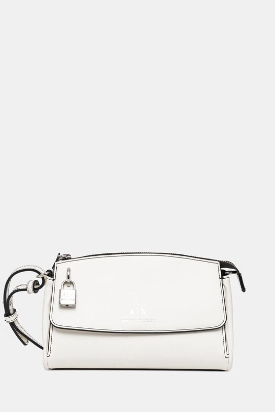 Τσάντα Armani Exchange απομίμηση λείου δέρματος λευκό XW000304.AF12040