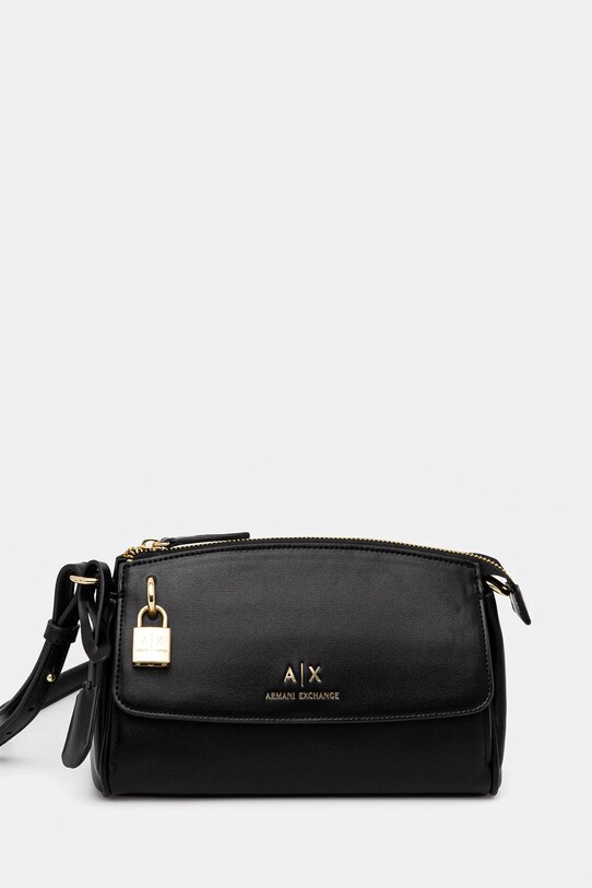 Τσάντα Armani Exchange απομίμηση λείου δέρματος μαύρο XW000304.AF12040