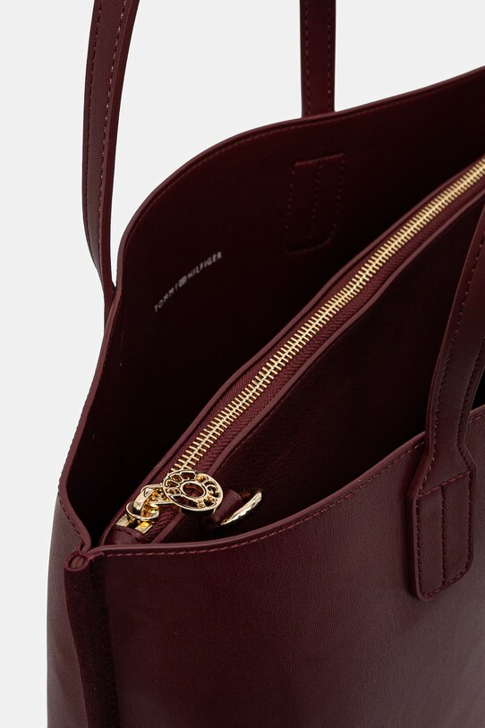 Τσάντα Tommy Hilfiger AW0AW17335 μπορντό
