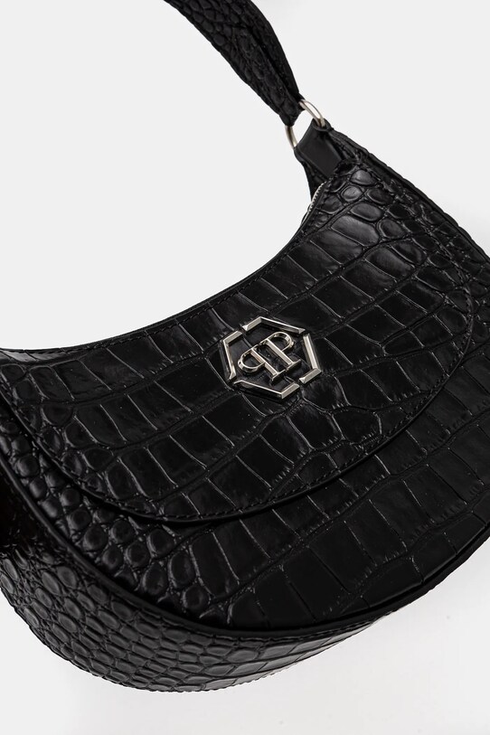 Αξεσουάρ Δερμάτινη τσάντα Philipp Plein SAEA.WBA2064.PLE010N μαύρο