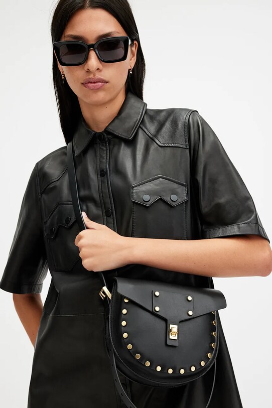 Δερμάτινη τσάντα AllSaints MIRO MINI W385XB