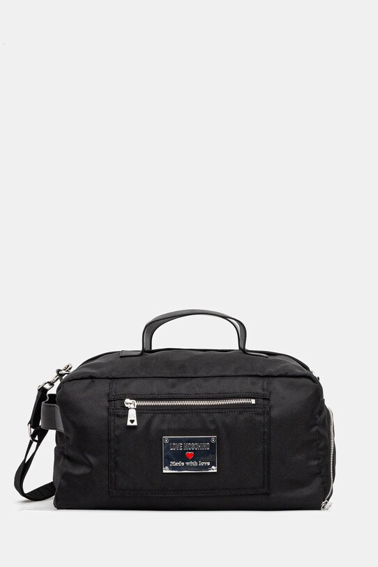Τσάντα Love Moschino υφασμάτινο μαύρο JC4202PP1
