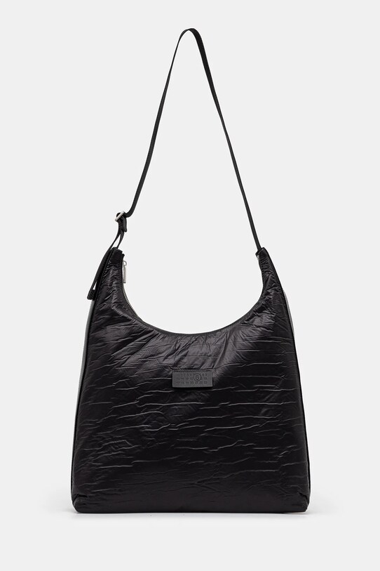 Τσάντα MM6 Maison Margiela Crunched Nylon Bag υφασμάτινο μαύρο SB5ZH0017