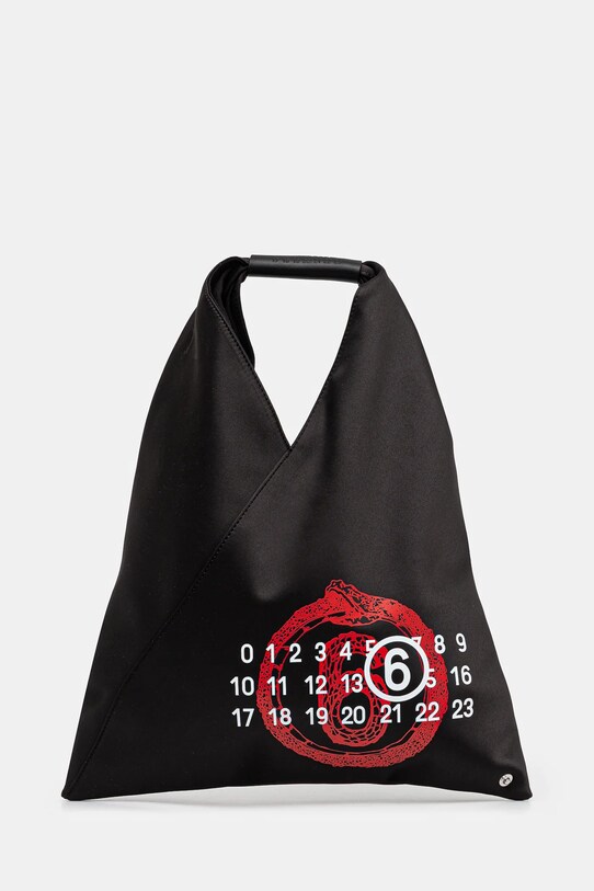 Τσάντα MM6 Maison Margiela Small Japanese Handbag υφασμάτινο μαύρο S54WD0043.T8013