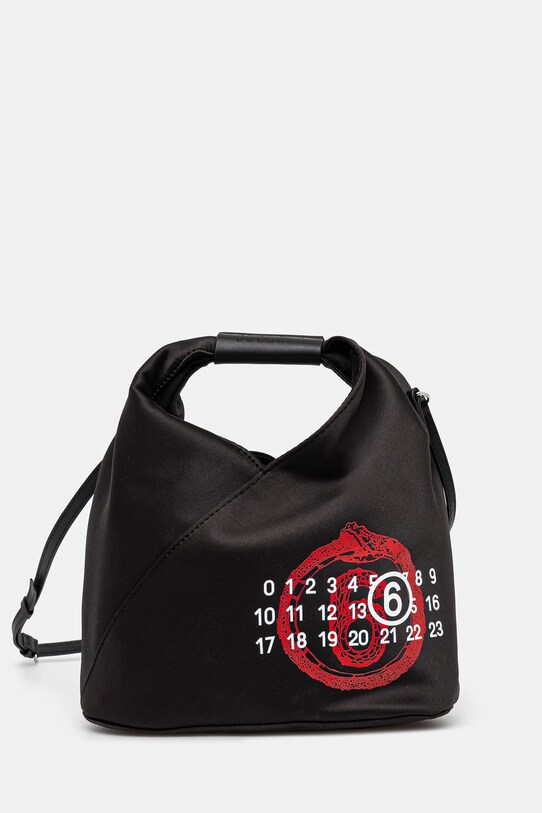 Τσάντα MM6 Maison Margiela Japanese Crossbody Bag υφασμάτινο μαύρο SB6WD0026.P7364.T8013