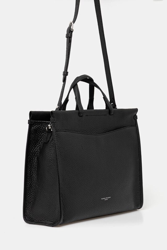 Δερμάτινη τσάντα Gianni Chiarini LAVINIA BS.11400.TKL μαύρο SS25