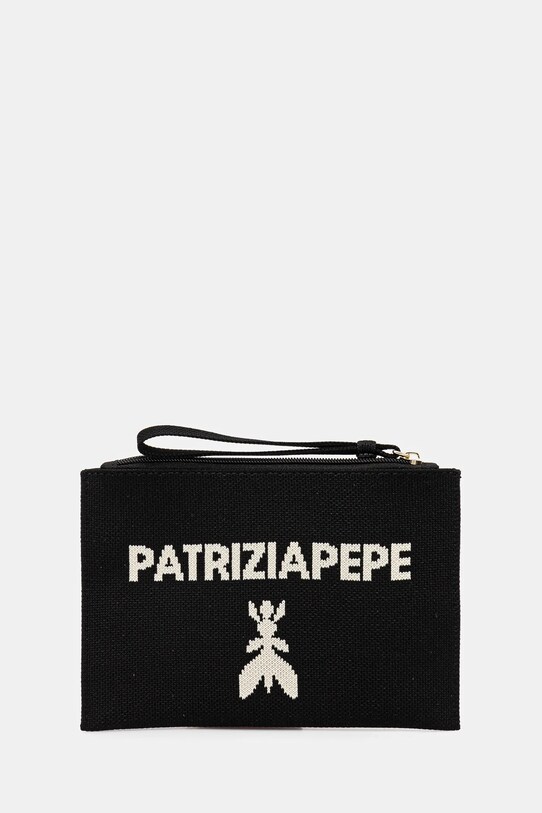 Σακίδιο Patrizia Pepe υφασμάτινο μαύρο 2Q0023.K264