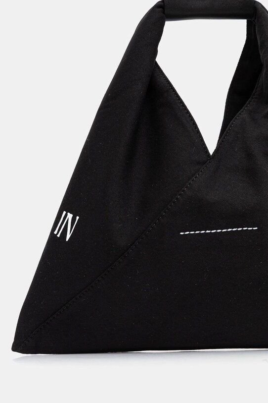Αξεσουάρ Βαμβακερή τσάντα MM6 Maison Margiela SB6WD0013.P7260 μαύρο