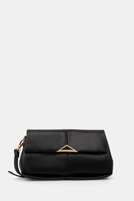 Τσάντα Aldo SADIEBAG απομίμηση λείου δέρματος μαύρο SADIEBAG.006