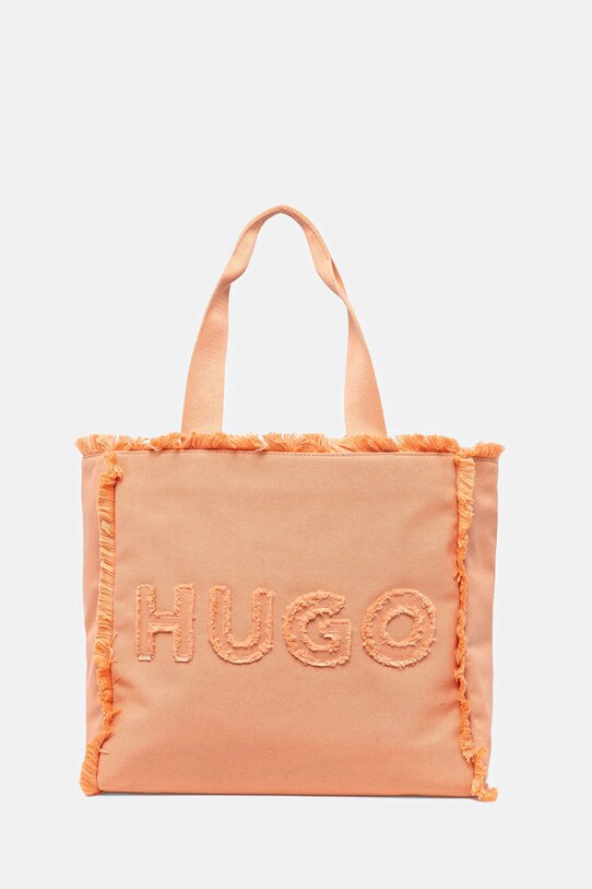 Τσάντα HUGO υφασμάτινο πορτοκαλί 50541867
