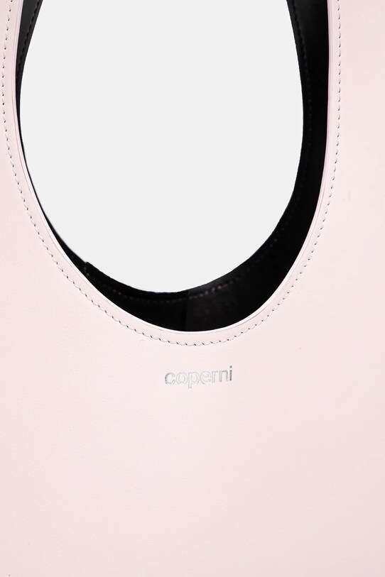 Δερμάτινη τσάντα Coperni Heart Tote ροζ COPBA14F6031
