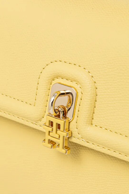 Τσάντα Tommy Hilfiger κίτρινο AW0AW17176