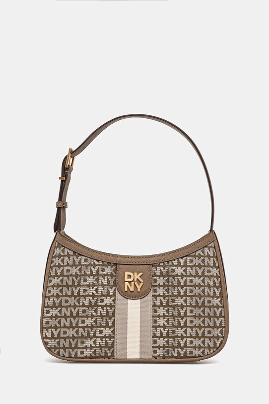 Τσάντα Dkny απομίμηση λείου δέρματος καφέ R43H5V84