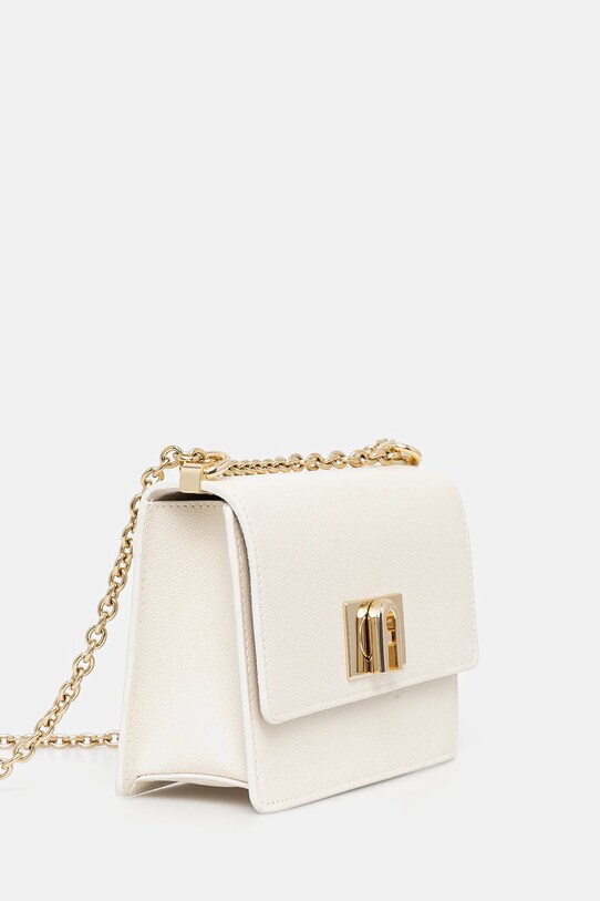 Δερμάτινη τσάντα Furla BAFKACO.ARE000.PNN00 μπεζ SS25