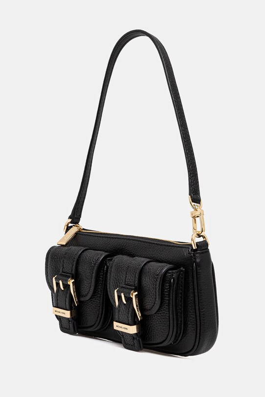 Δερμάτινη τσάντα MICHAEL Michael Kors 32S5GZCU1L μαύρο SS25