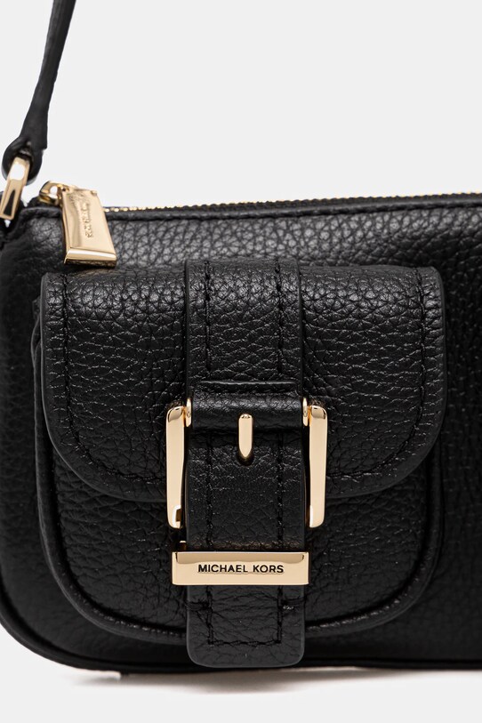 Δερμάτινη τσάντα MICHAEL Michael Kors μαύρο 32S5GZCU1L
