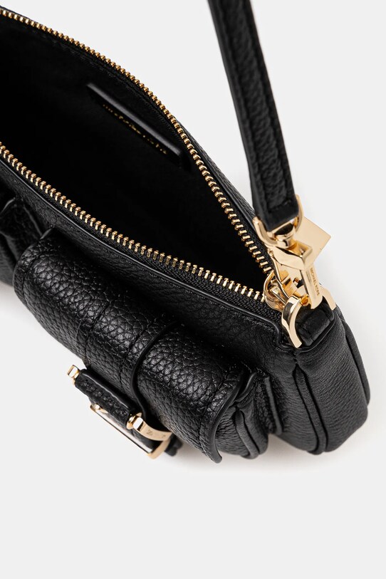 Δερμάτινη τσάντα MICHAEL Michael Kors 32S5GZCU1L μαύρο