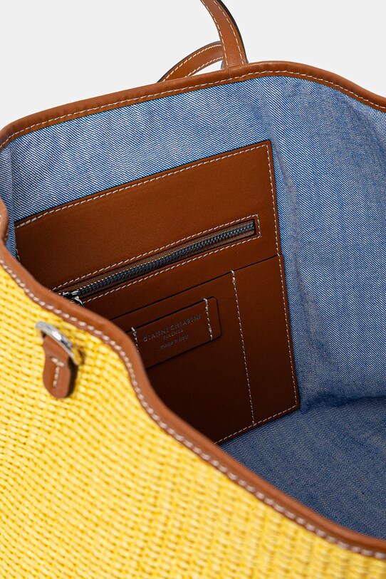 Τσάντα Gianni Chiarini SUPERLIGHT BS.10356.CST.DNM κίτρινο