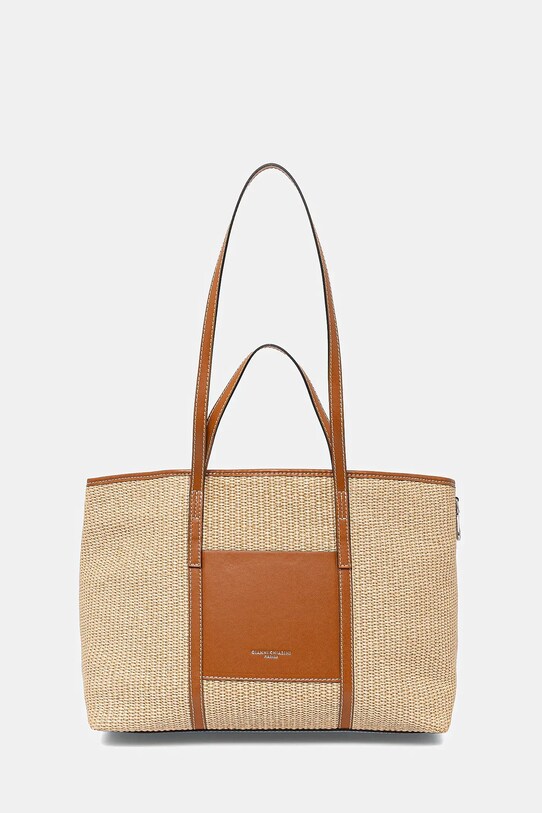 Τσάντα Gianni Chiarini SUPERLIGHT λείο δέρμα καφέ BS.10356.CST.DNM