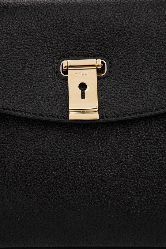 Δερμάτινη τσάντα Bally μαύρο WAH010