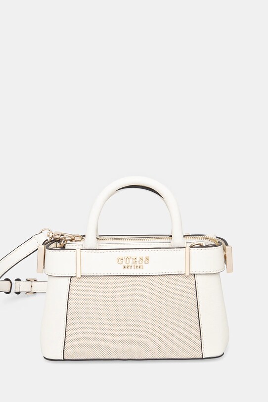 Τσάντα Guess ANADELA υφασμάτινο λευκό HWAG96.33760
