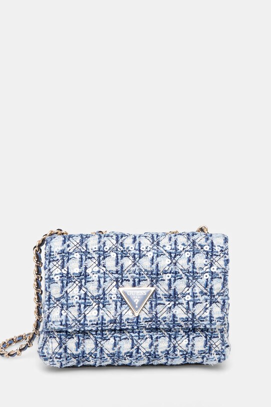 Τσάντα Guess GIULLY απλικέ μπλε HWAS87.48740