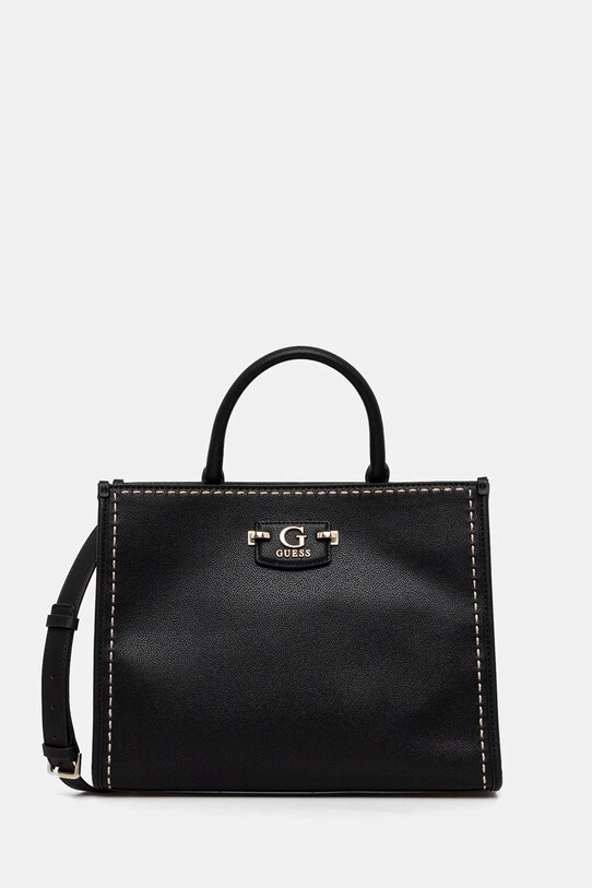 Τσάντα Guess NASTRA απλικέ μαύρο HWBG96.37220