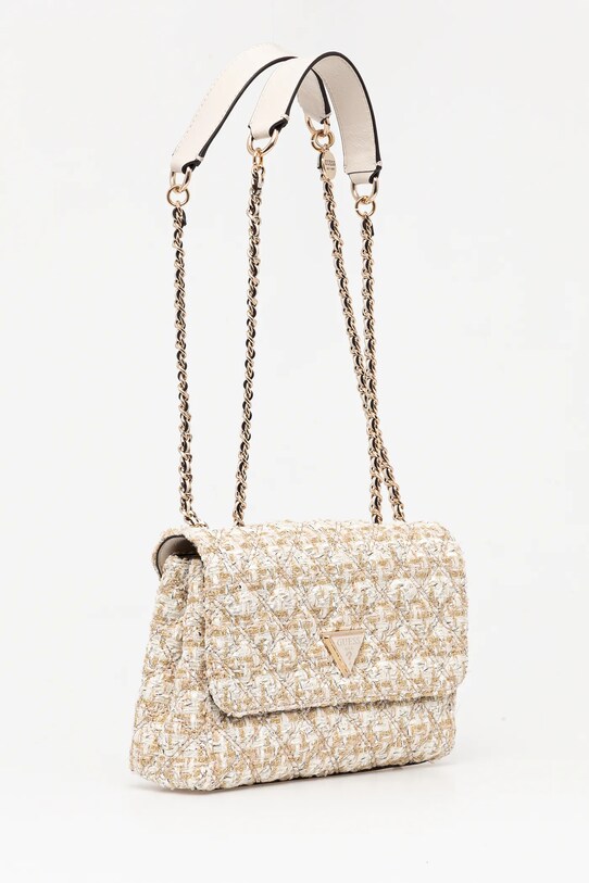 Τσάντα με μείγμα από μαλλί Guess GIULLY HWGM87.48200 χρυσαφί SS25